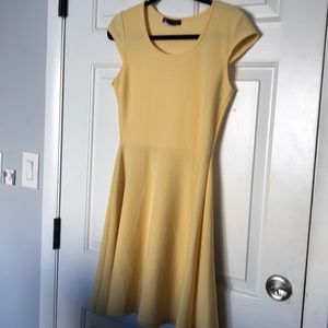 Yellow Skater dress